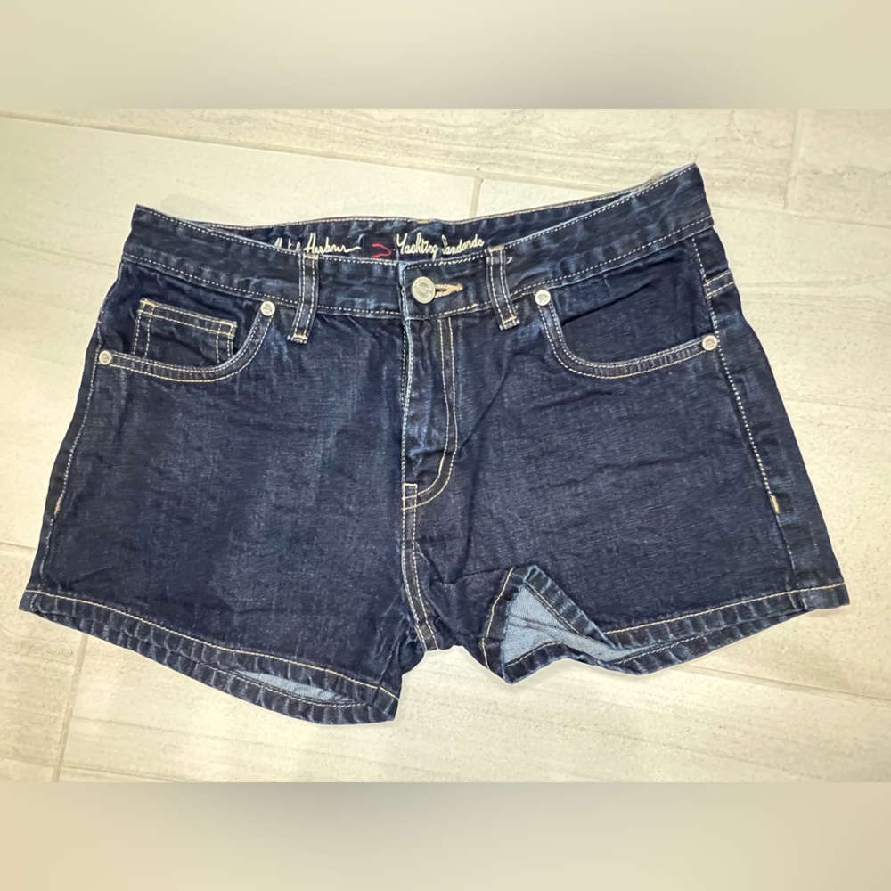 NWOT Mast & Harbour Dark Blue Denim Shorts, size 30